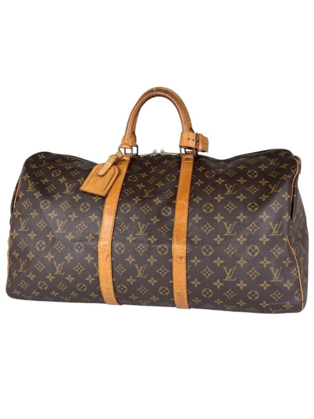 Louis Vuitton Keepall 55 Boston Bag Monogram Brown